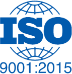 ISO 9001:2015 certified logo
