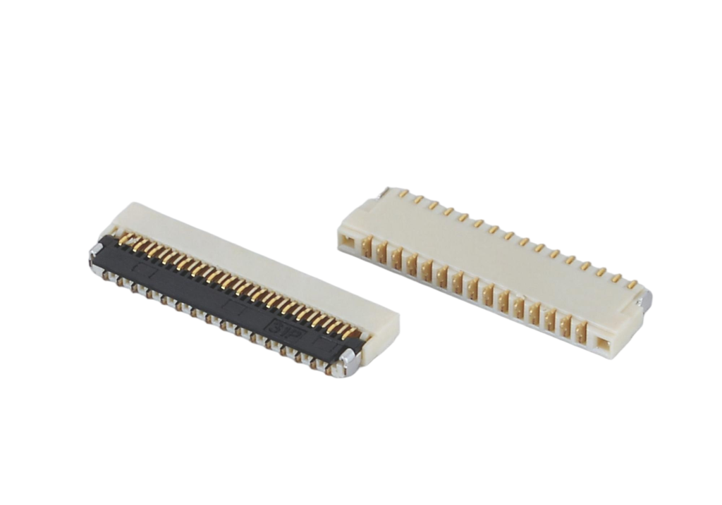 0.3mm 0.012in SMD Front Flip Lock Type FPC HVAC Connector