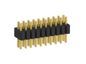 1.0mm 0.039in Pitch Double Row Vertical Male Pin Header