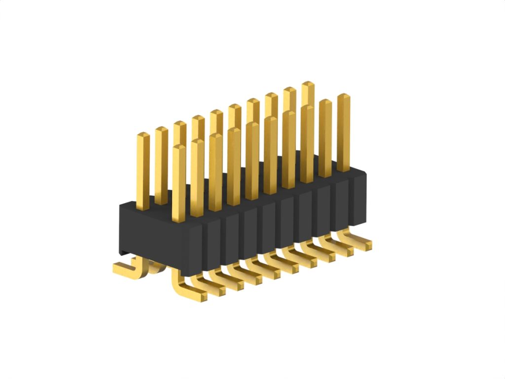 One-stop 1.27mm 0.050in pitch dual SMD SMT pin header Customization