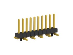 1.27mm 0.050in RoHS SMT Single Row Pin Header Connector for PCB