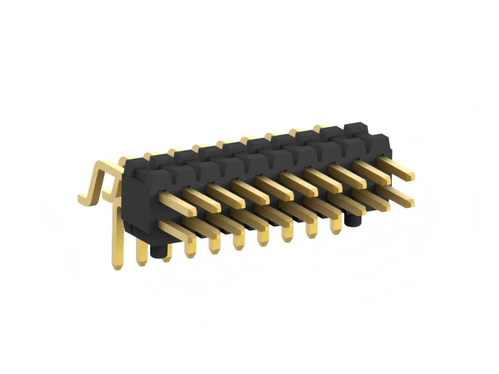 1.27mm 0.050in Right Angle PCB Male Connector Header