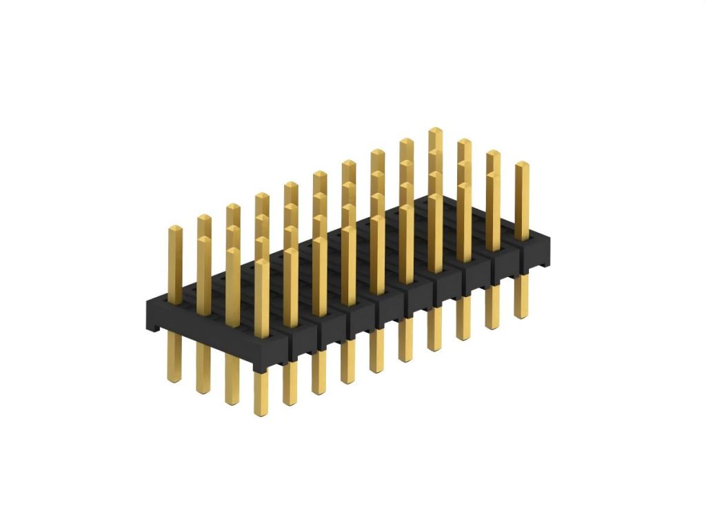 2.0mm(.079in) Pin Header H1.5 Four row Vertical PCB connetcor