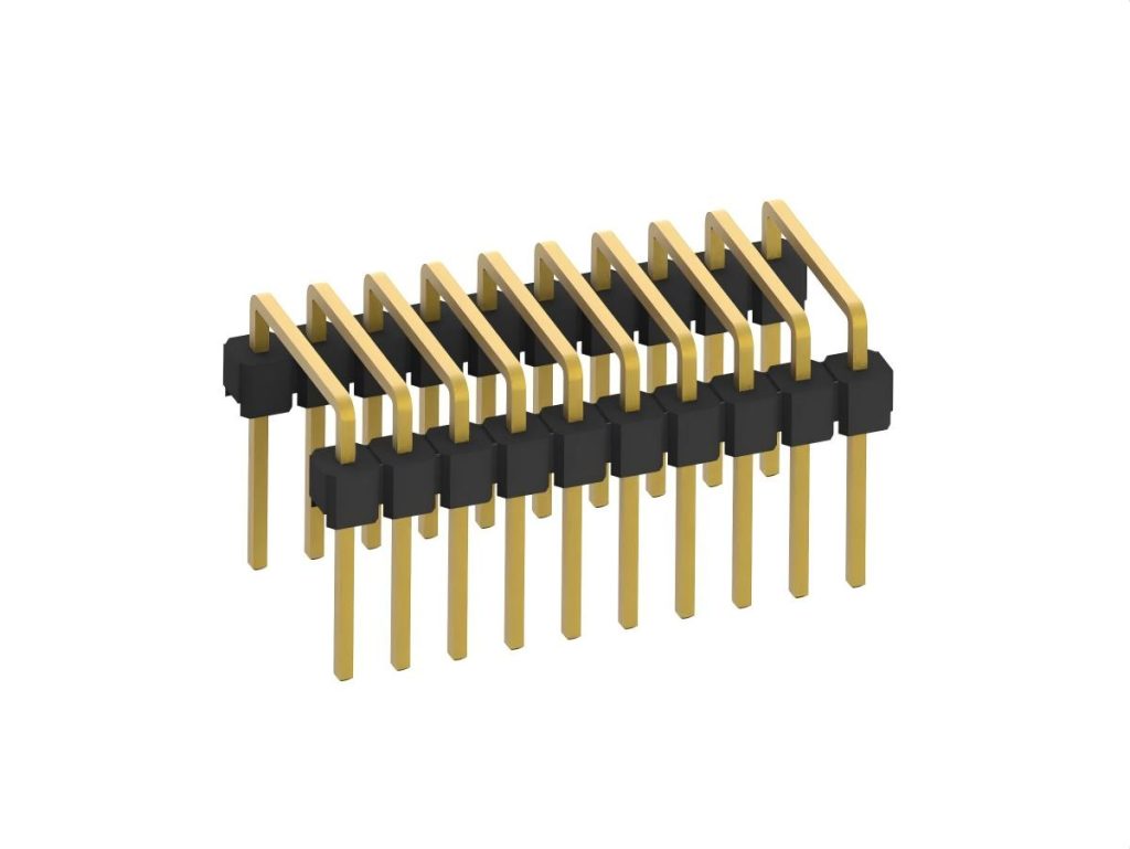2.54mm(.100in) Pitch Pin Header Gated Vertical