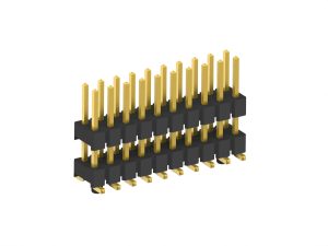 2.54mm(.100in) Pitch Pin Header Height 2.54 Dual plastic Dual Row Horizontal