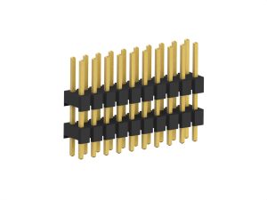 2.54mm(.100in) Pitch Pin Header Height 2.54 Dual plastic Dual Row Vertical