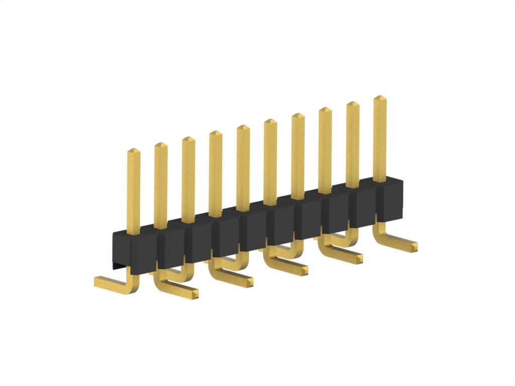 2.54mm(.100in) Pitch Pin Header Height 2.54  Single Row Vertical SMD(Surface Mount)
