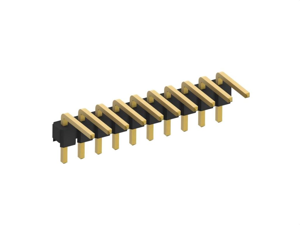 2.54mm(.100in) Pitch Pin Header Height 2.54  Top Bent Single Row
