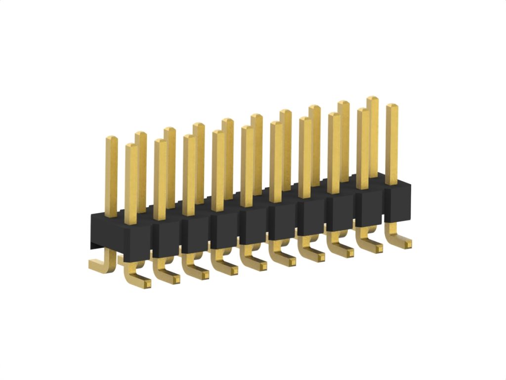 2.54mm(.100in) Pitch Pin Header Height2.54 Dual Row Vertical SMD(Surface Mount)