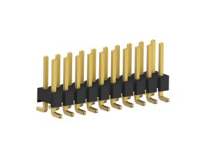 2.54mm(.100in) Pitch Pin Header Height2.54 Dual Row Height 7.4 Horizontal RA Right Angle