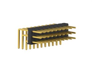 2.54mm(.100in) Pitch Pin Header Height2.54 Triple Row Horizontal