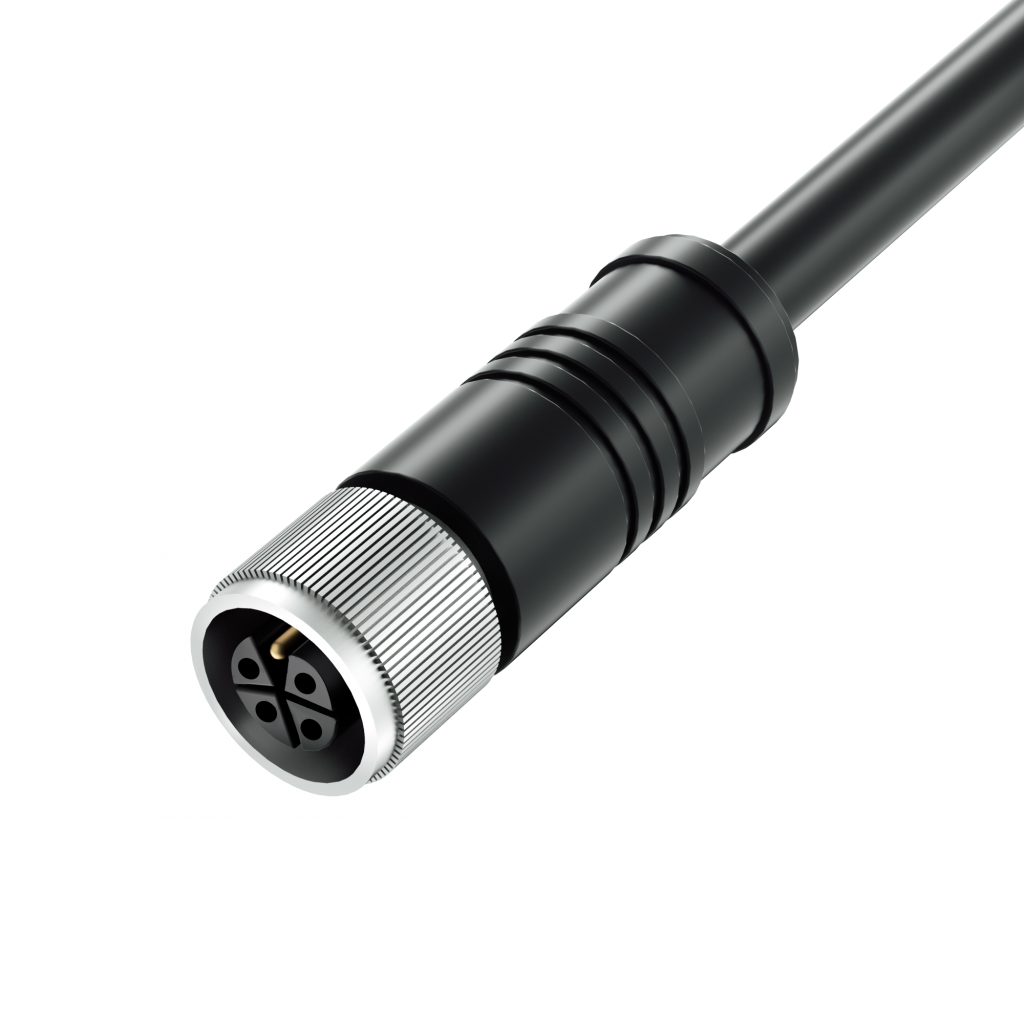 IP67 IP68M12 K-Coding 5PIN FEMALE Straight Straight