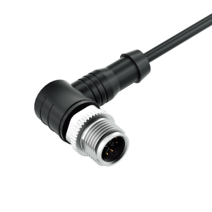 IP67 IP68 M12 8PIN X-Coding MALE Right Angle for Industrial Automation,Mower,Outdoor Equipment