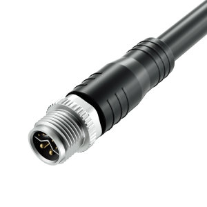 IP67 IP68 Power M12 Y4-Coding 6PIN MALE Stright for Industrial Automation