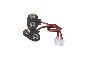9V Battery Snap to JST Connector Cable for Consumer Electronics
