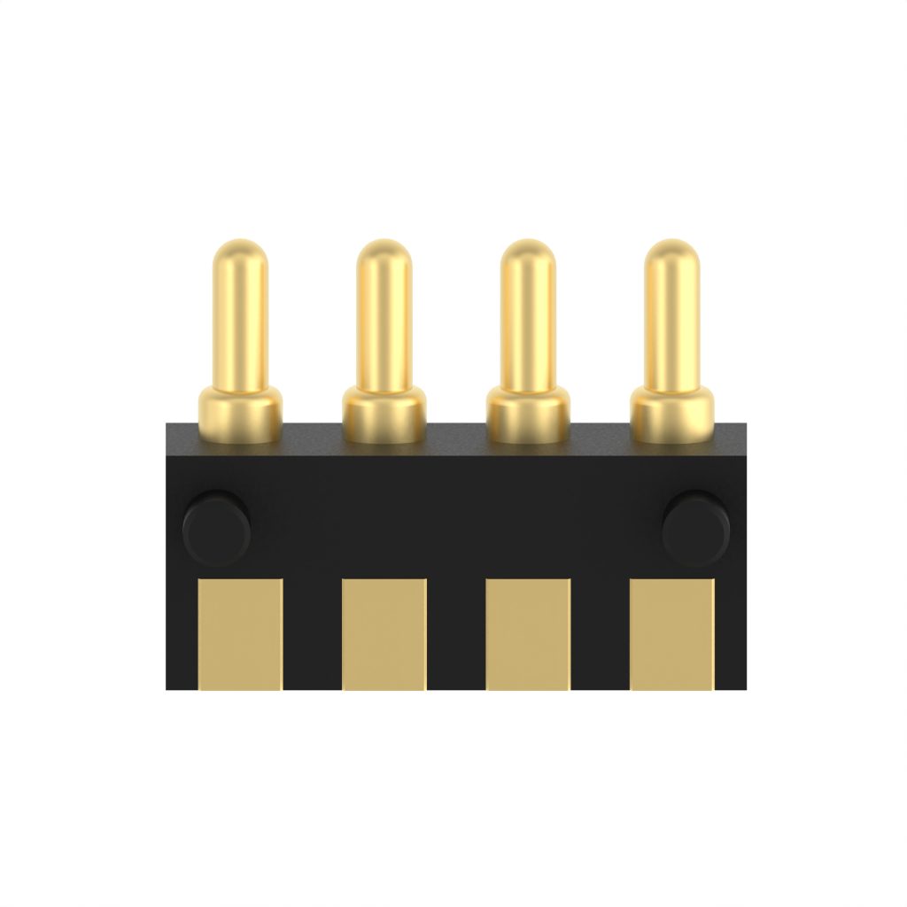 Custom 2.54mm 0.100in Precision Pogo Pin Connector for Medical Device Applications