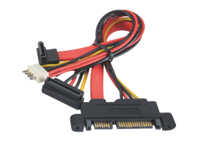 Custom 7+15 Pin SATA Data and Power Combo Cable