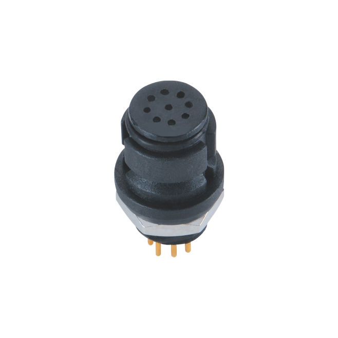 Custom M10 Plastic Panel Mount Waterproof Connector for Industrial Applications