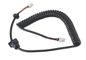 Medical Grade Coiled Cable DC Cable 6PIN To 2Pin 3.96mm Housing+Ring Terminal for Handheld Medical Device