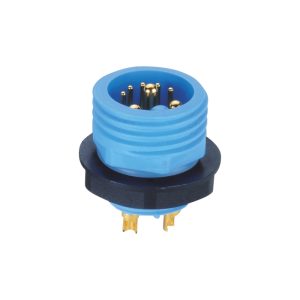 High-Insulation M20 Waterproof Plastic Panel Mount Connector for Power Systems