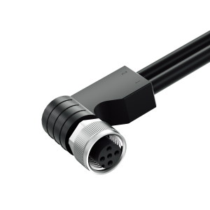 IP67IP68 M12 A-coding Female Right Angle for Industrial Automation