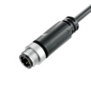 M12 Sensor Actuator Cable, 4 Way, D-coding Straight