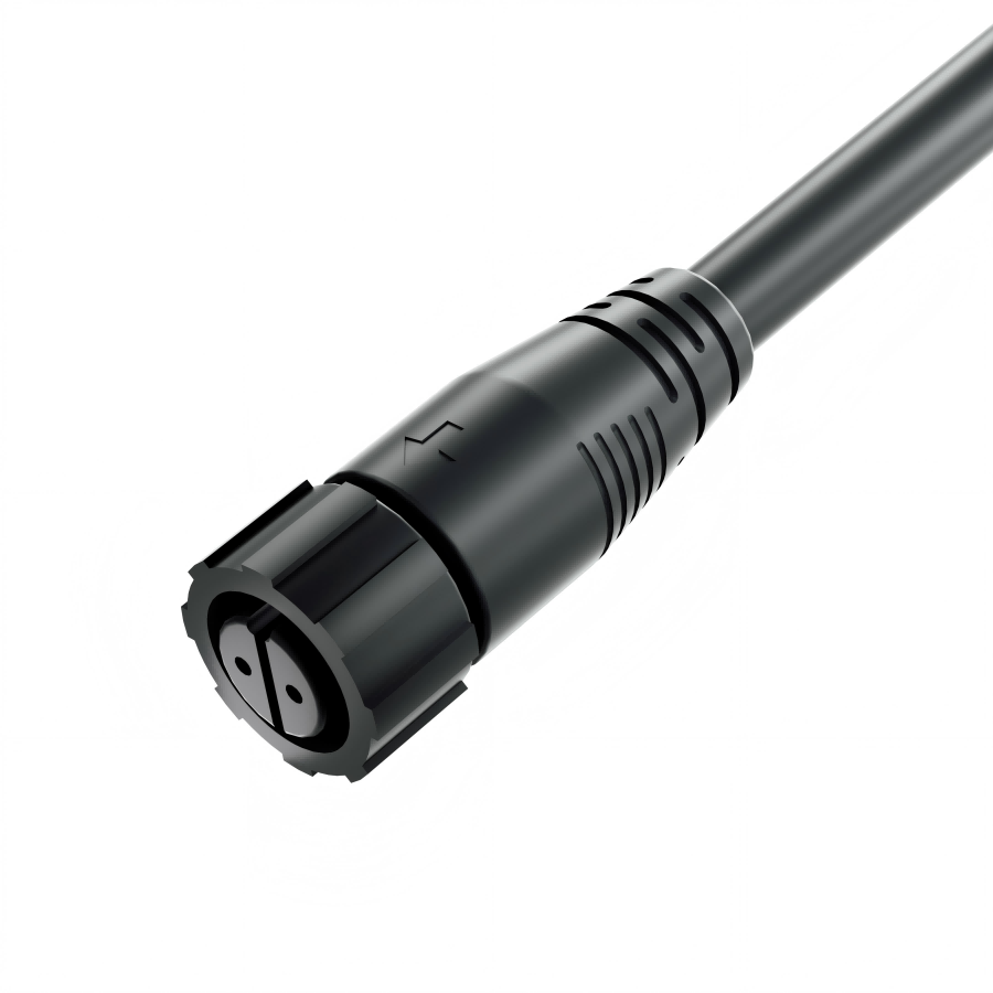 M16 Female Cable, A-coding, Straight, IP67/68