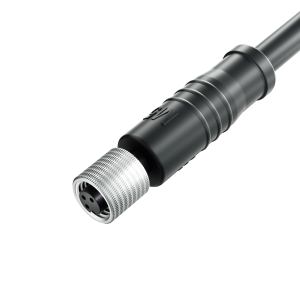 M5 Female 3P Waterproof Cable IP67 Connector