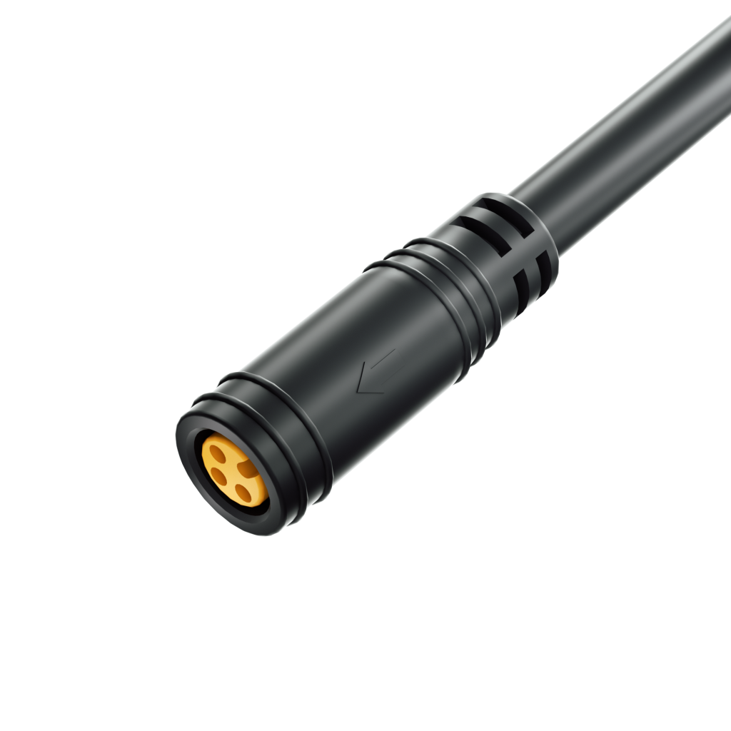 M6 Circular Connector 3 Pin for E-bike Signal , LED Strip IP67