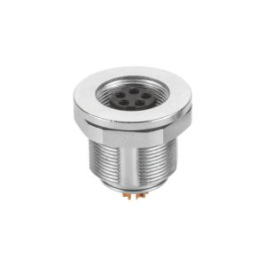 M9 Solder Cup Connector,Industrial M9 Signal Interface,IP67 M9 Female Panel Mount