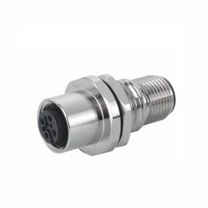 Precision M12 Waterproof Panel Adapter Connector for Industrial Signal Bridging