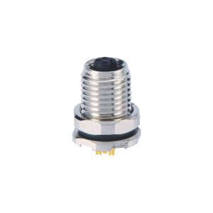 Precision M5 Waterproof Panel Mount Connector for Industrial Sensor Applications