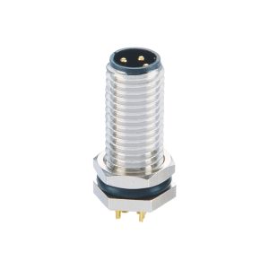 Rugged M8 Panel Mount Circular Connector for Industrial Automation Interfaces