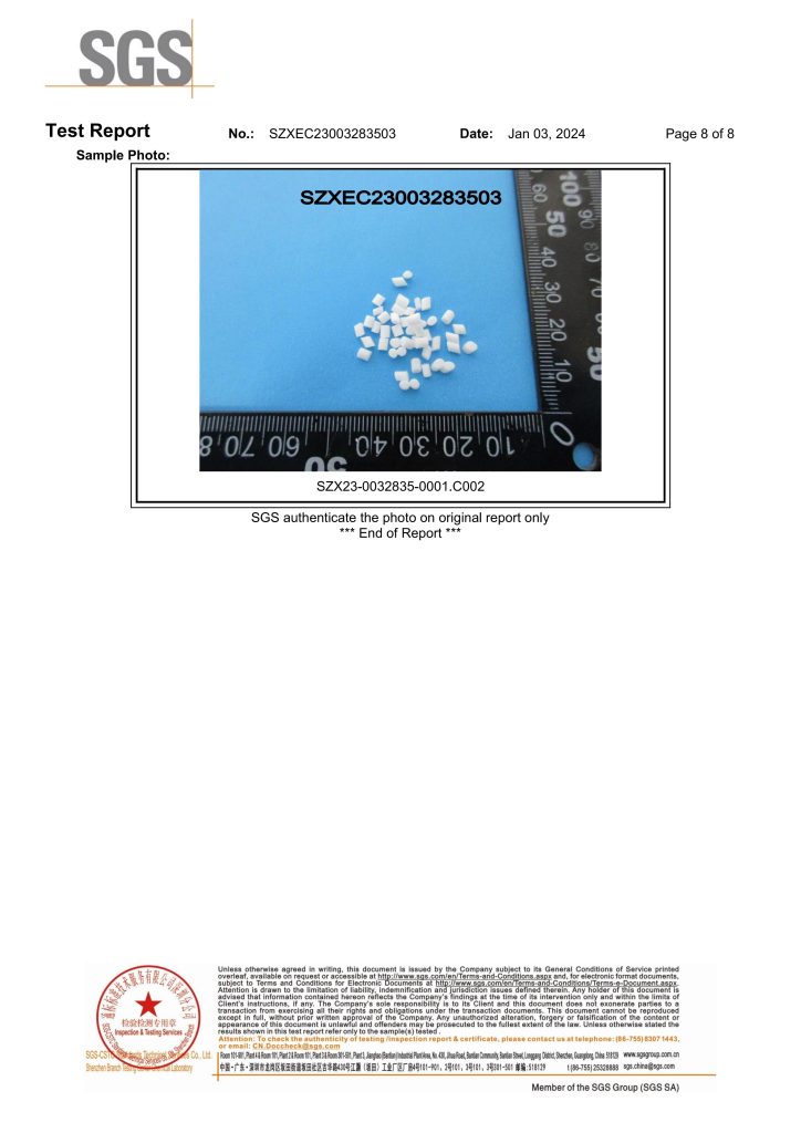 YYE SGS Report – TPU RoHS