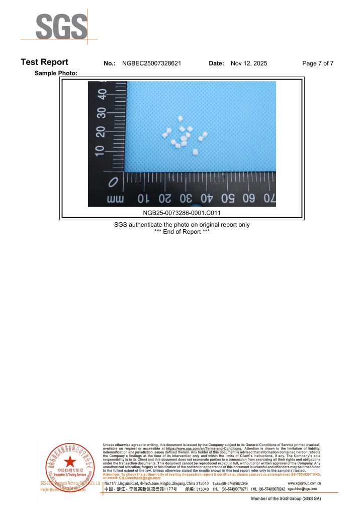 YYE SGS Report – Teflon RoHS