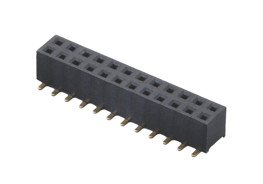 0.050″ (1.27mm) SMT Female Header Reliable Surface Mount Connections for Automated Assembly