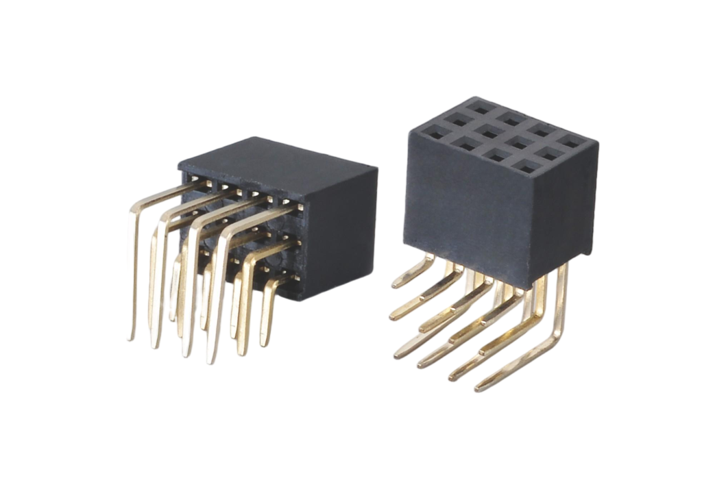 0.100 inch 2.54mm pitch triple row  female header DIP height 8.5mm for industrial PCBA