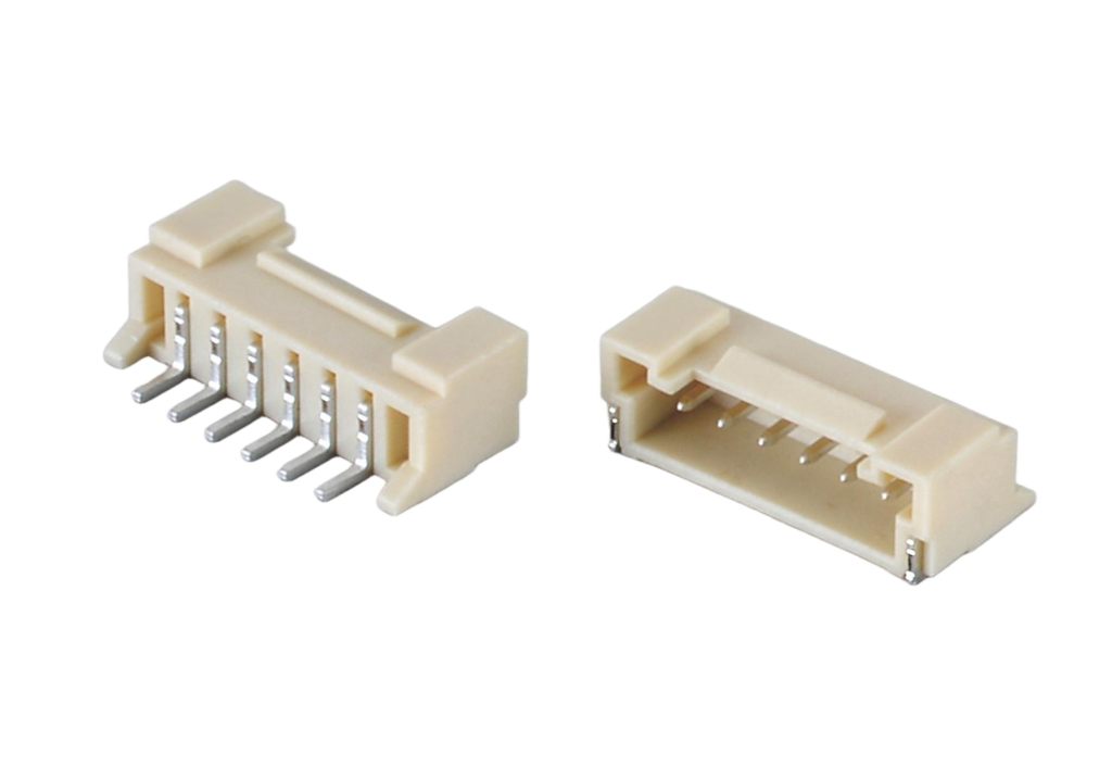 2.50mm 0.098 inch Side Entry SMD Horizontal Wafer Socket for LED Panel PCB