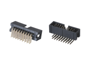 2.54 mm 0.100inch pitch Box Header Dual Row Right Angle Vertical DIP Height 8.9mm for Network Switches