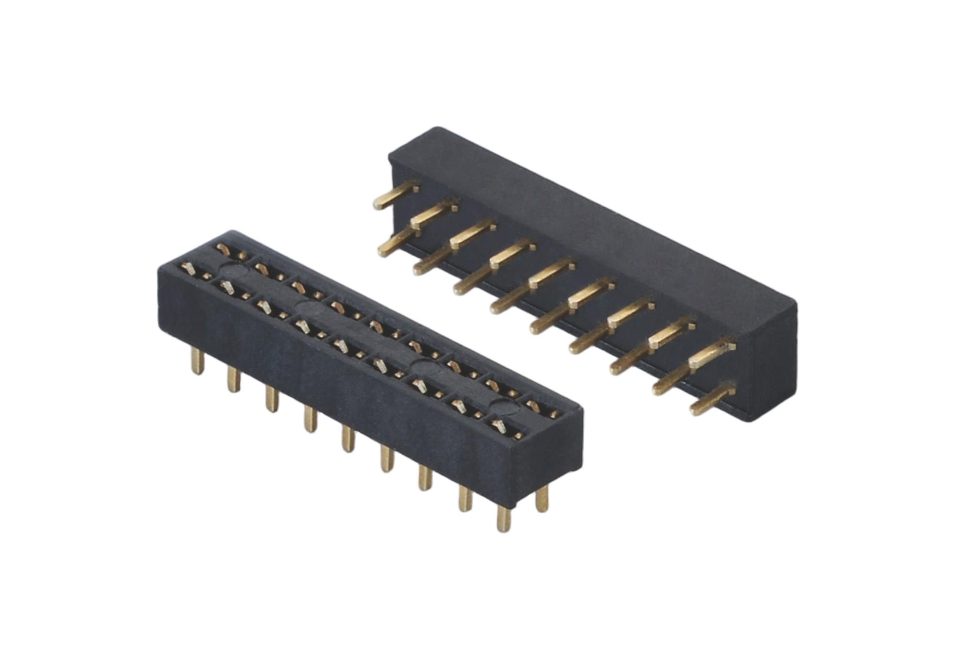 2.54mm 0.100in Female Header Connector for Heavy-Duty Truck Control ...