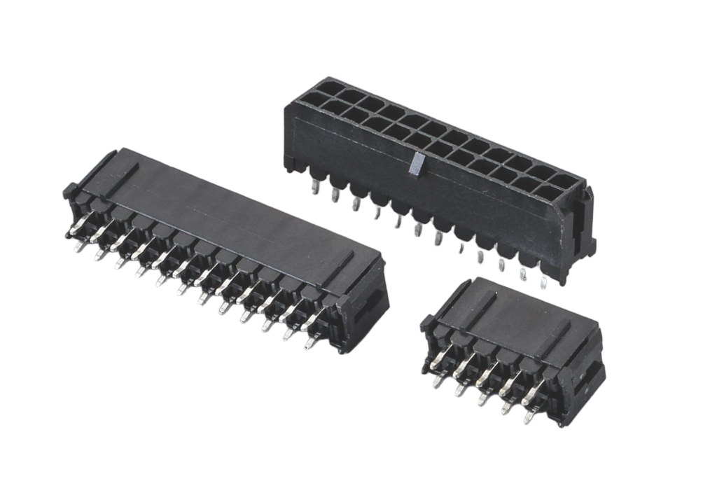 3.00mm 0.118 inch Pitch Horizontal DIP Dual Row for Telecommunications Backplane