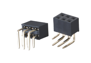 90 Degree DIP Female Header 0.100inch 2.54mm pitch for compact rack-mounted systems