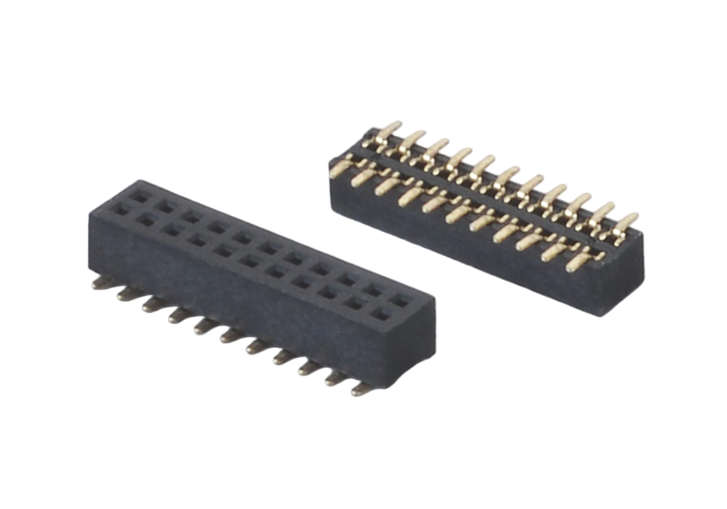 Anti-Vibration1.27mm (0.050in) Female Headers Secure Board-to-Board Sockets for EV Powertrain Control