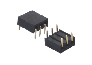 Customizable single row side entry  0.100inch female header for communication hardware