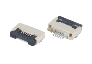 Front Flip FPC 0.5mm 0.02 inch Pitch Height 2.0mm SMD Front Flip-lock for portable medical imaging devices