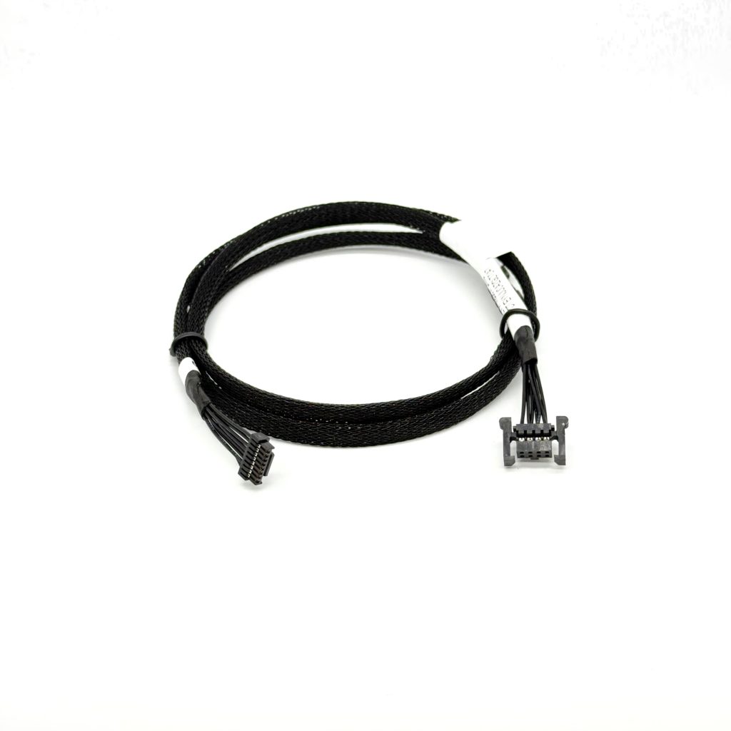 OEM MCIO X8 to MCIO X8 PCIe Gen5.0 NVMe High Speed Cable Assembly for Telecommunications System