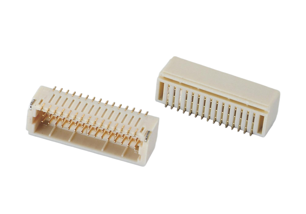 Shrouded 1.00mm 0.039 inch Pitch Vertical SMD Side Entry Wafer Socket for Thin-Film Transistor (TFT) Displays