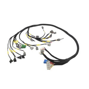 UL Multi-Branch Automotive Engine Signal Wiring Harness with Braided Protection