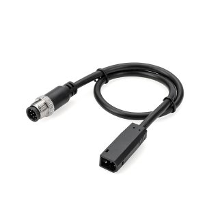 AS EC QDE Industrial M12 to Ethernet Adapter Cable