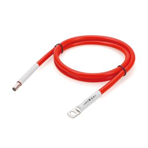 High Current Red UL Battery Power Cable with Ring Terminal Connector
